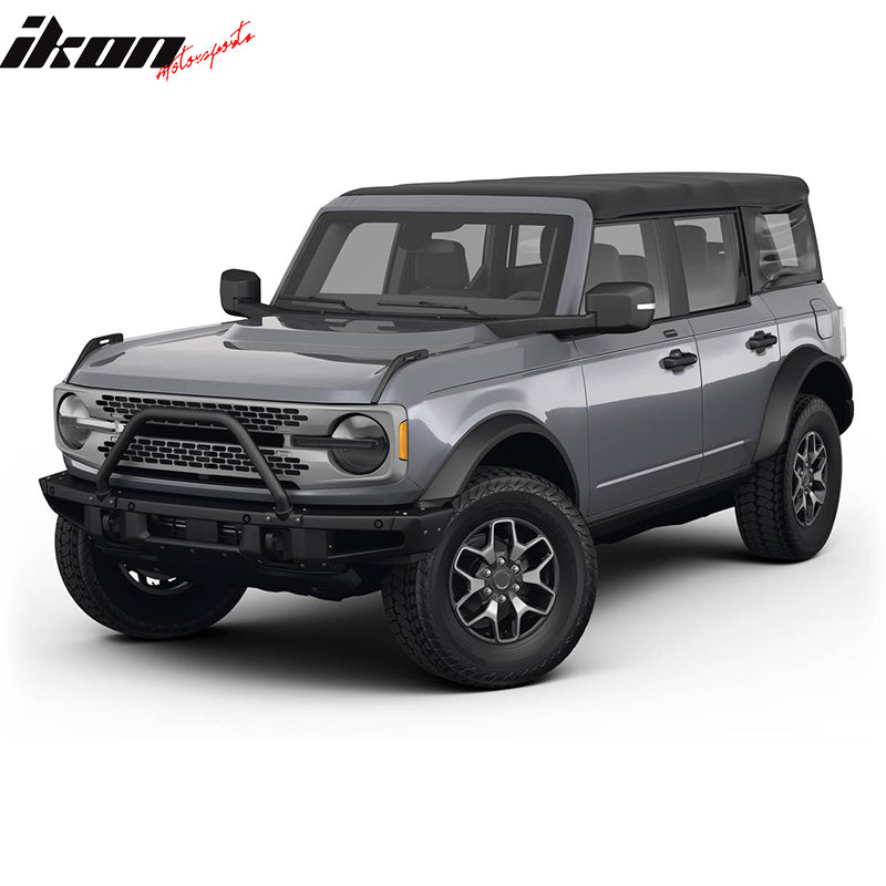 Fits 21-25 Ford Bronco 4DR Floor Mats All Weather TPE 3D Front Rear Row Carpets