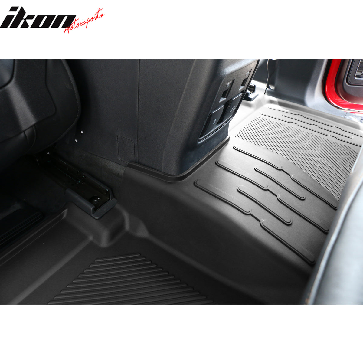 Fits 21-25 Ford Bronco All Weather 3D Molded Front Rear Floor Mats Carpets TPE