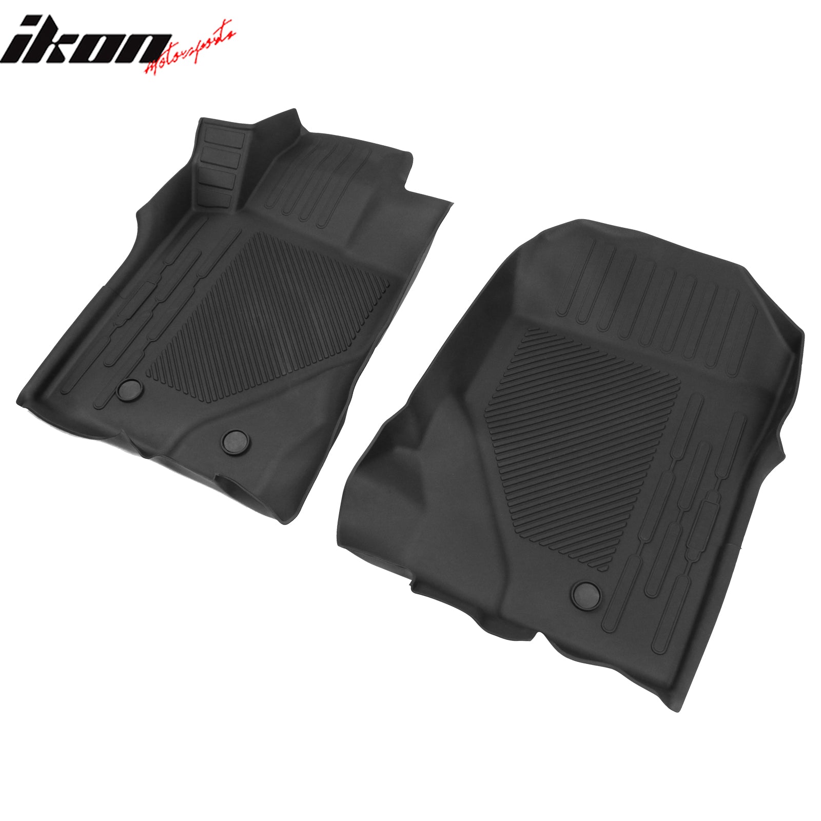 Fits 21-25 Ford Bronco All Weather 3D Molded Front Rear Floor Mats Carpets TPE