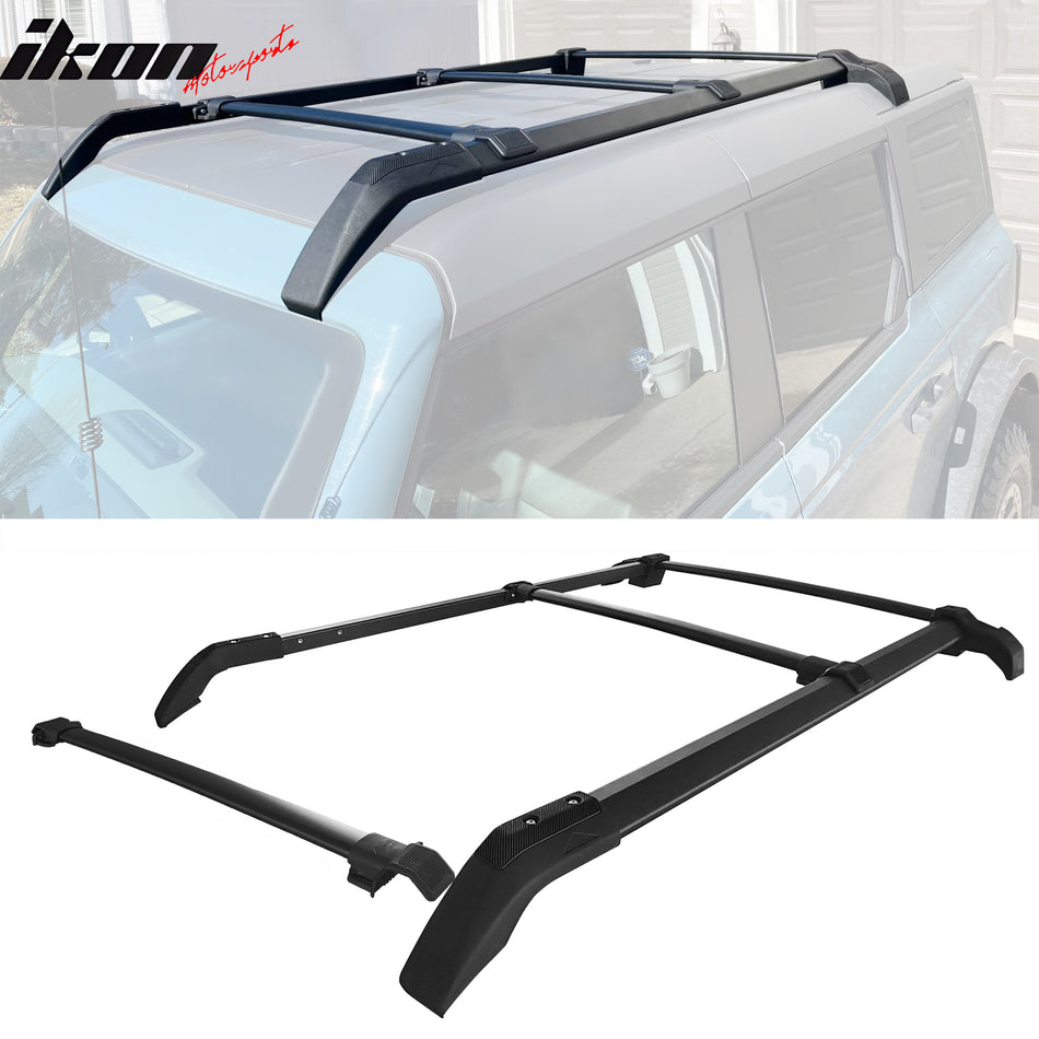 2021-2026 Ford Bronco Top Roof Rack Rail & Cross Bars Aluminum 5PCS