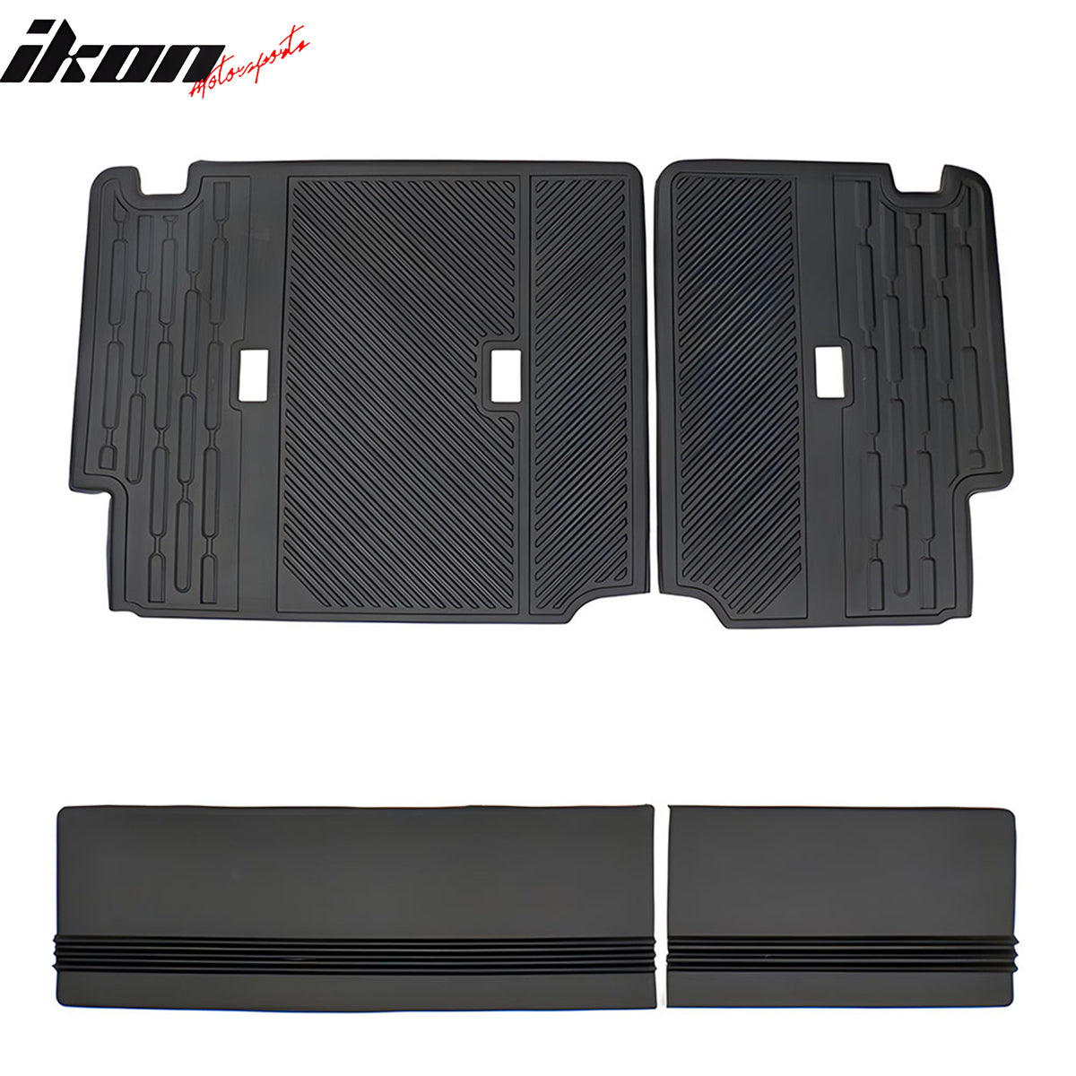 Fits 21-26 Ford Bronco 4-Door Rear Seat Protector Backrest Cover Mat Black TPE