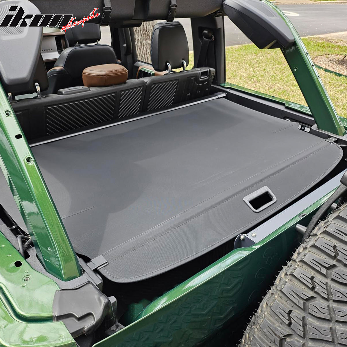 Fits 21-26 Ford Bronco 3D TPE Rear Trunk Mat Cargo Liner Pad + Cargo Cover