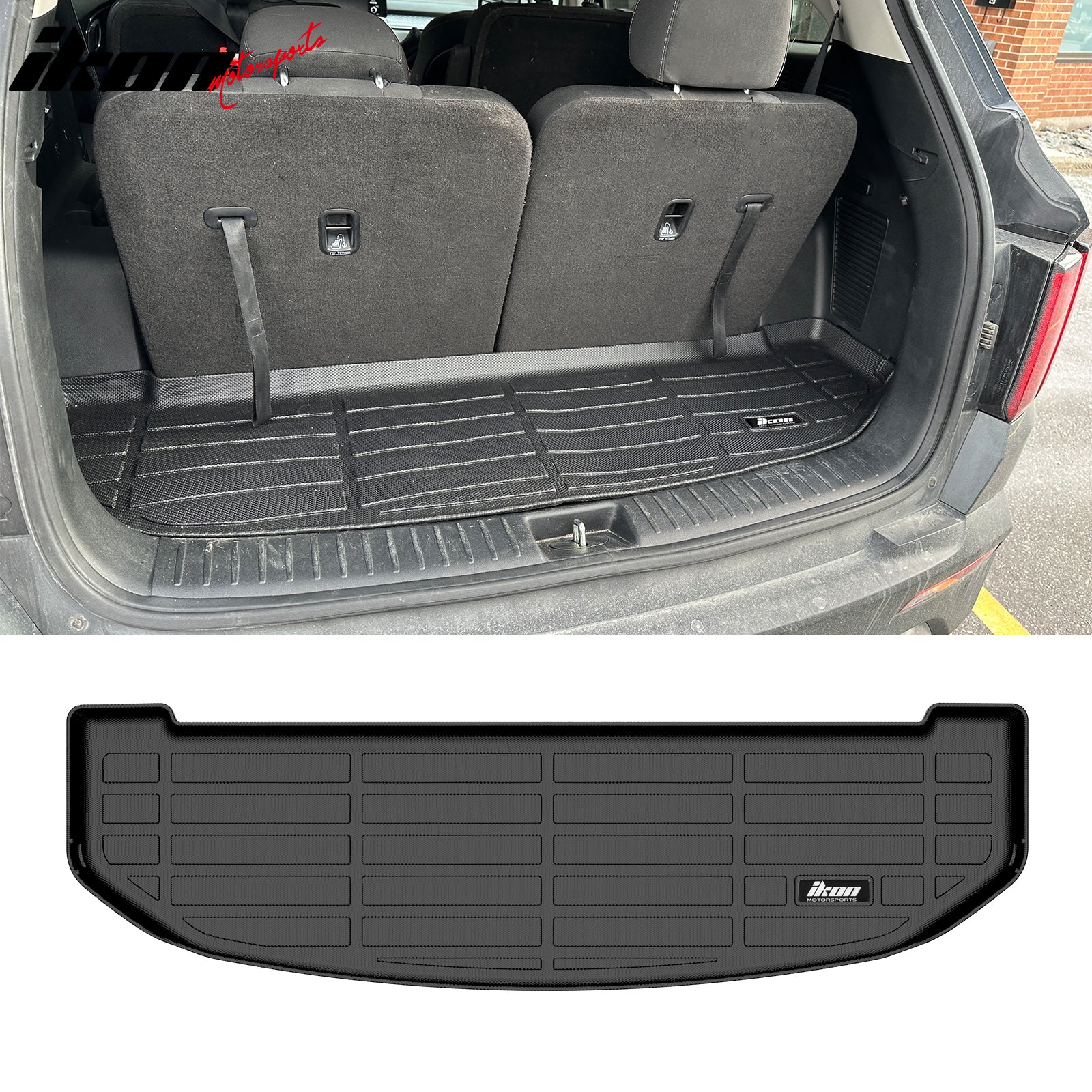 Fits 21-25 Kia Sorento 3D Molded TPE Rear Trunk Mat Cargo Liner Pad +Cargo Cover