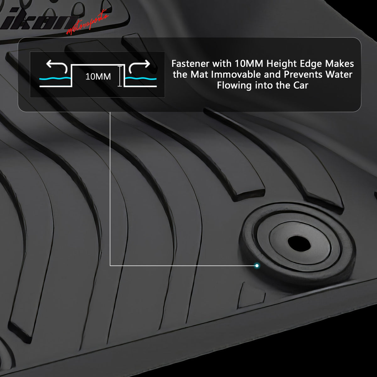 Fits 21-25 Land Rover Range Rover Velar Floor Mats TPE All Weather 3D Carpets