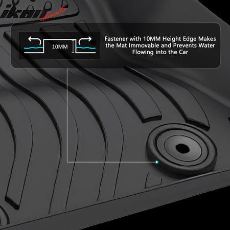 Fits 21-25 Land Rover Range Rover Velar Floor Mats TPE All Weather 3D Carpets