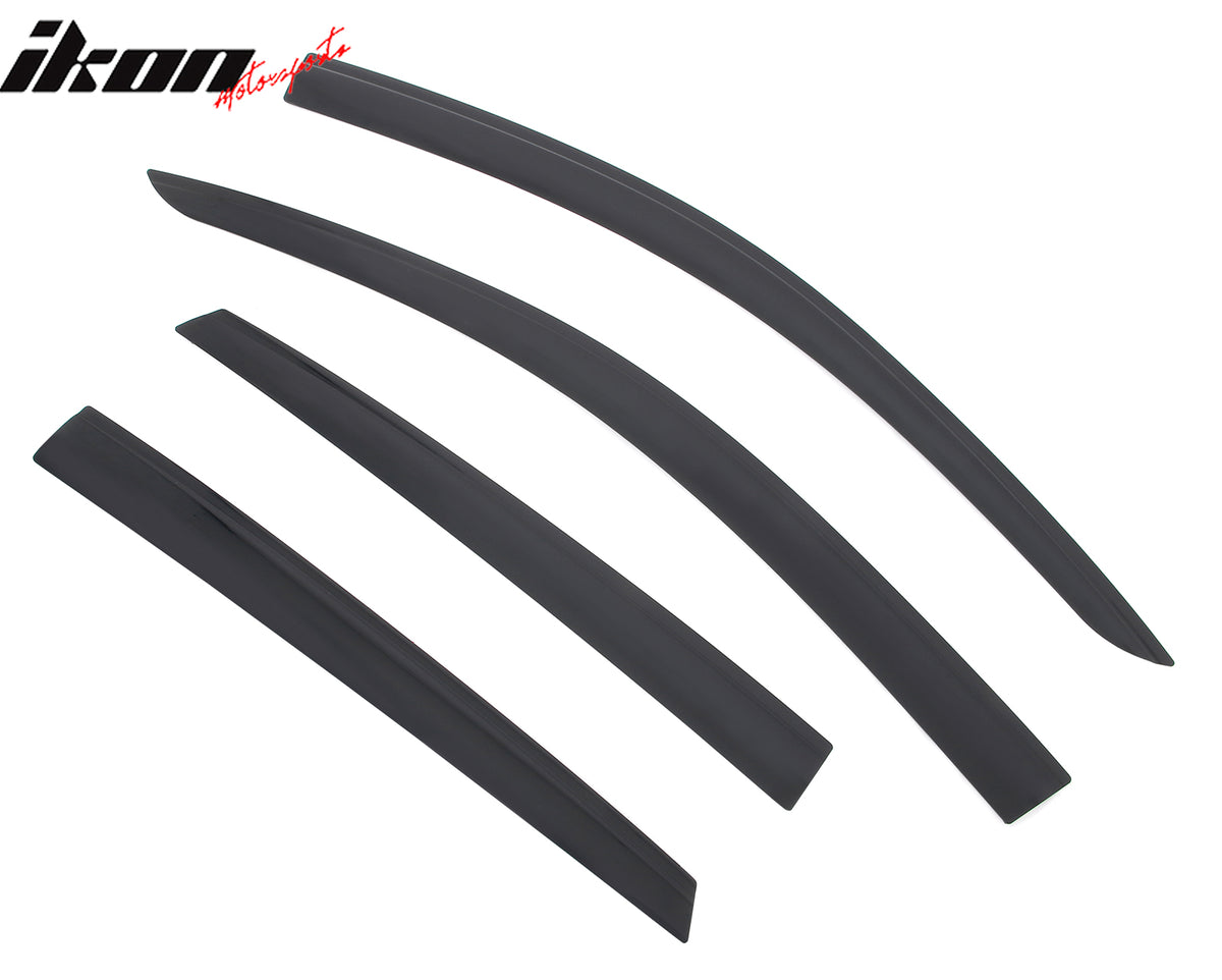 Fits 21-26 Benz H247 GLA-Class Low Profile Style Tape-On Window Visors Deflector