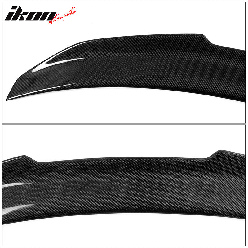 Fits 21-26 BMW G80 M3 PSM Style Rear Trunk Spoiler Wing Real Carbon Fiber