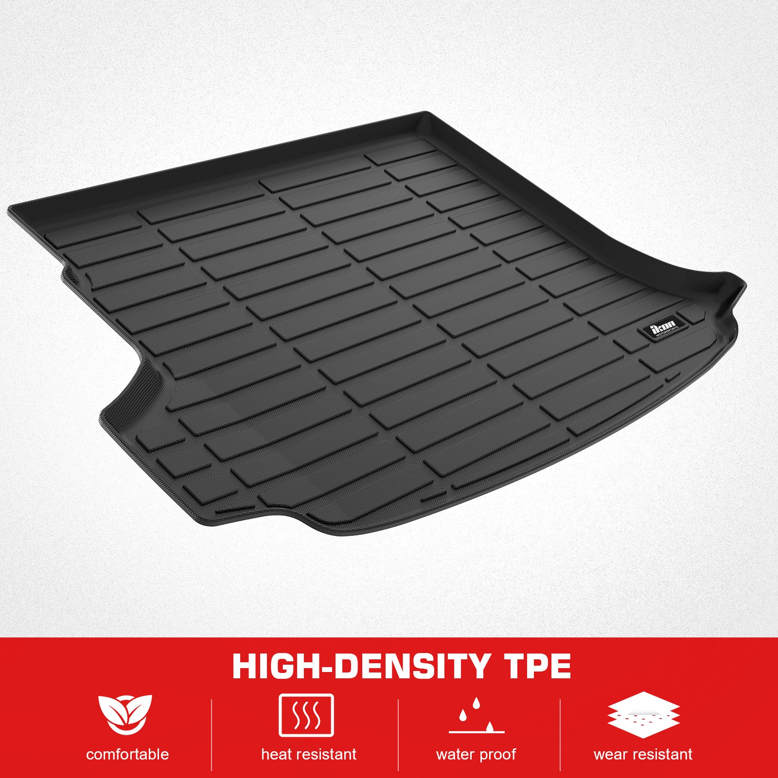 Fits 21-25 Buick Envision TPE All Weather Waterproof Rear Cargo Trunk Tray Mats