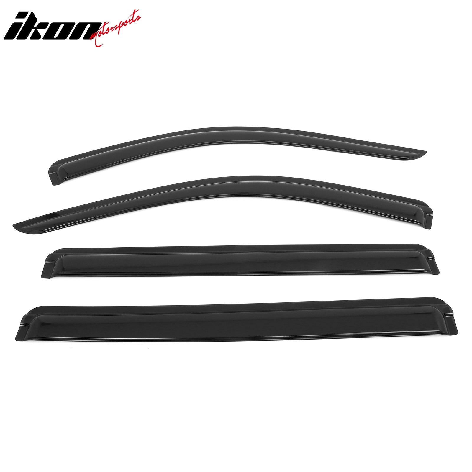 2021 - 2025 Chevrolet Suburban & GMC Yukon XL 4PCS Tape on Window VisorsIkon Motorsports