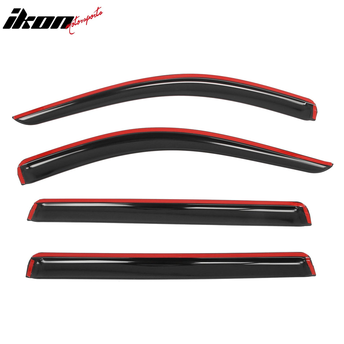 2021 - 2025 Chevrolet Suburban & GMC Yukon XL 4PCS Tape on Window VisorsIkon Motorsports