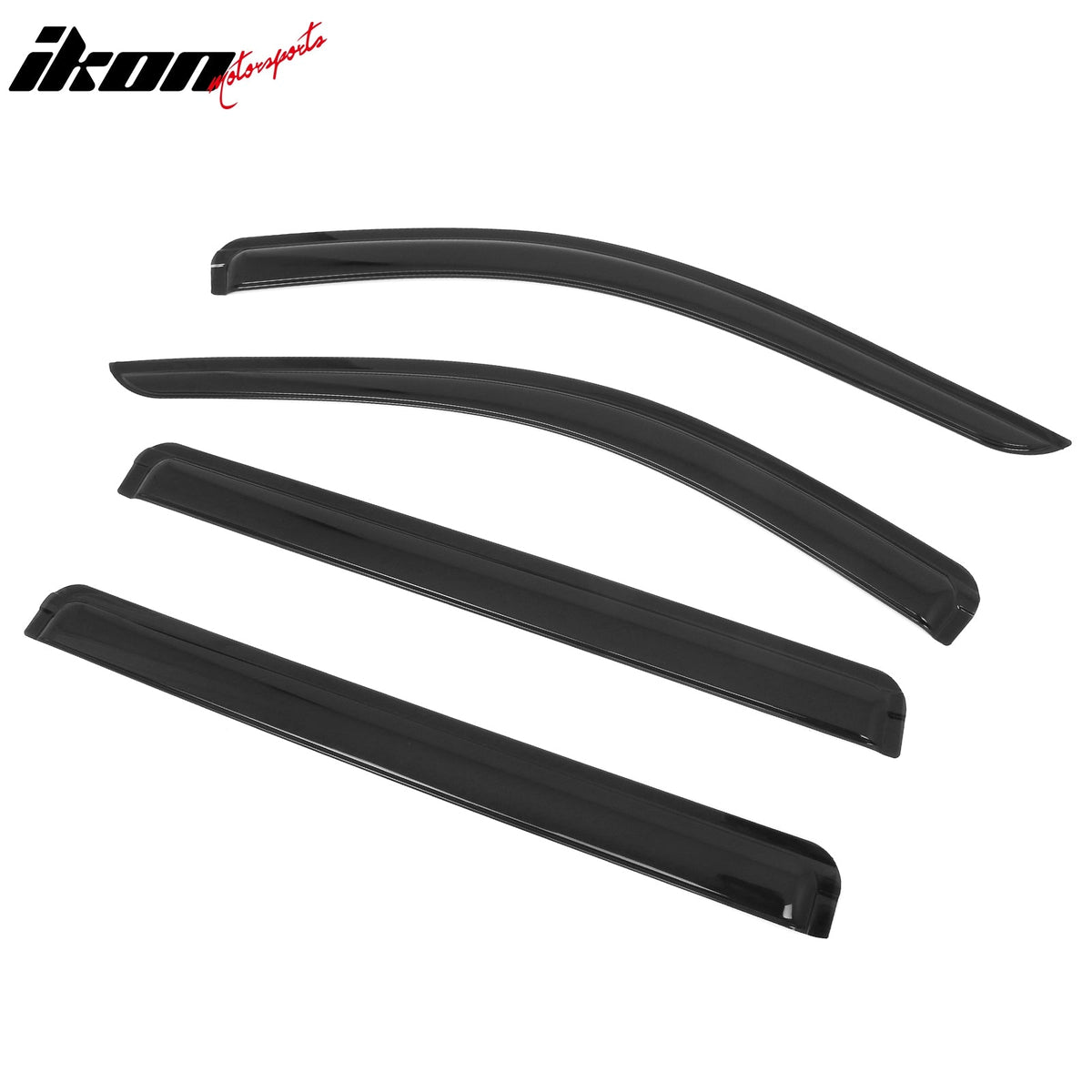 2021 - 2025 Chevrolet Suburban & GMC Yukon XL 4PCS Tape on Window VisorsIkon Motorsports