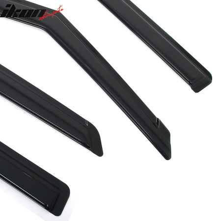 Fits 21-25 Chevy Trailblazer Window Visors Vent Rain Sun Guard Deflector Tape-On