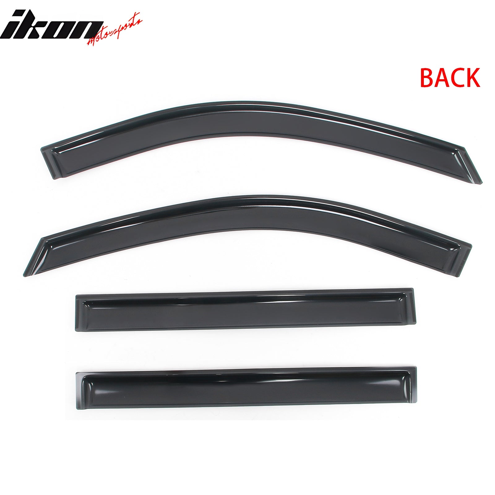 Fits 21-25 Chevy Suburban/GMC Yukon XL In-Channel Window Visors Rain Deflectors