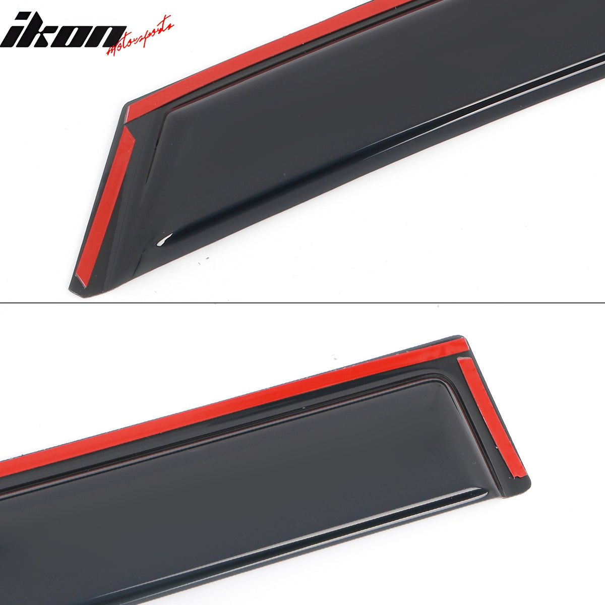 Fits 21-25 Chevy Suburban/GMC Yukon XL In-Channel Window Visors Rain Deflectors