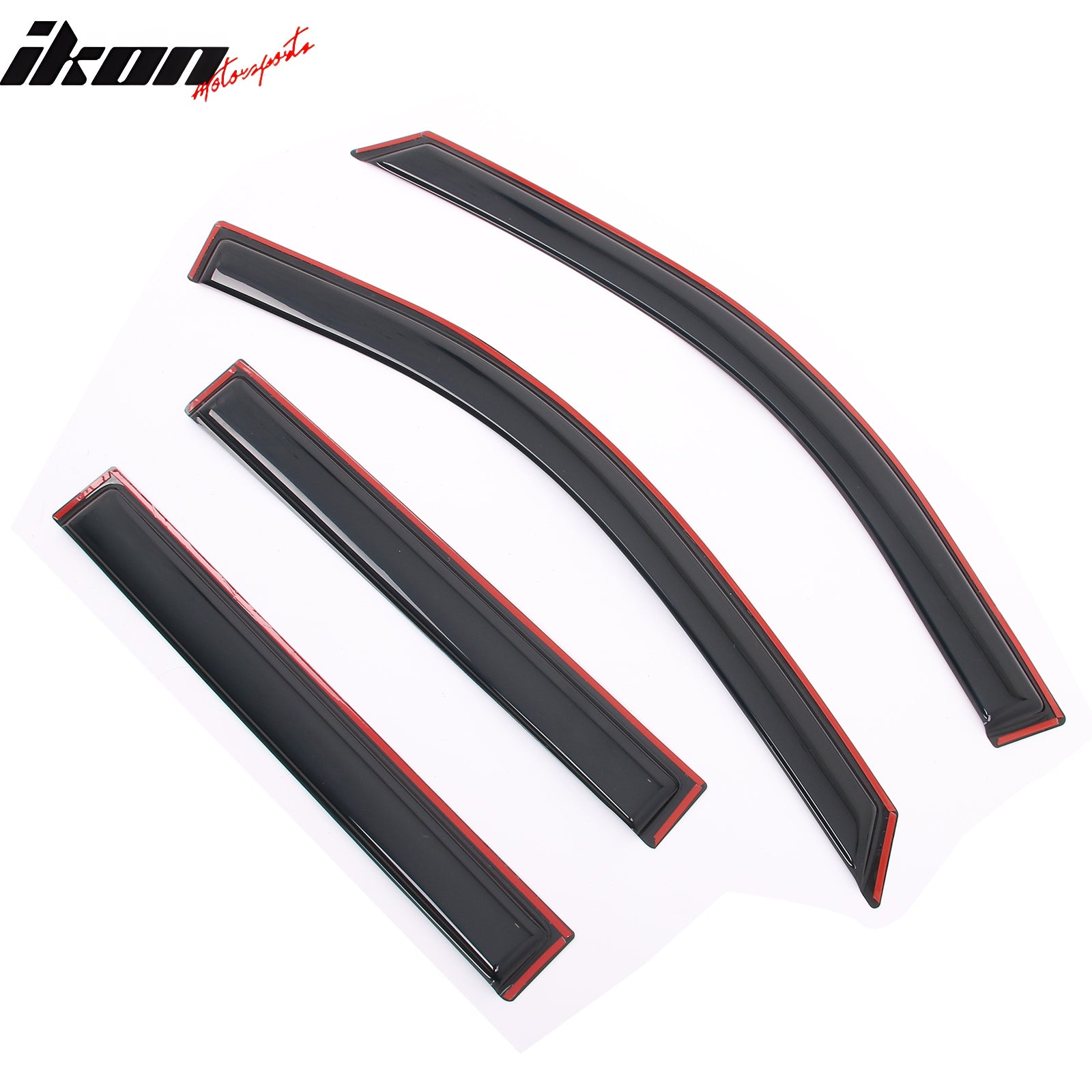 Fits 21-25 Chevy Tahoe GMC Yukon Window Visors Vent Guards Deflectors In-Channel