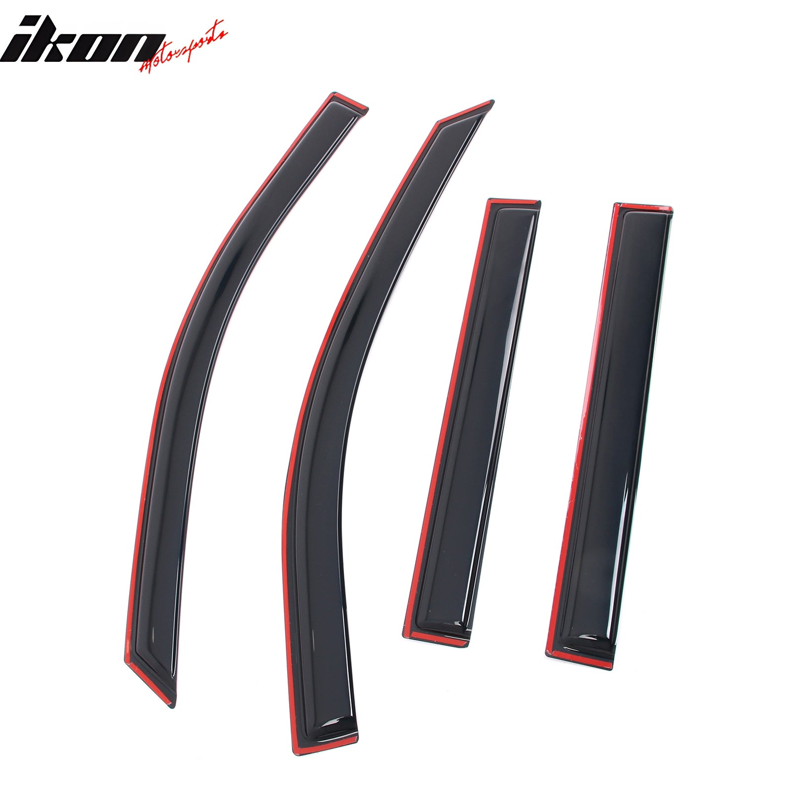 Fits 21-25 Chevy Tahoe GMC Yukon Window Visors Vent Guards Deflectors In-Channel