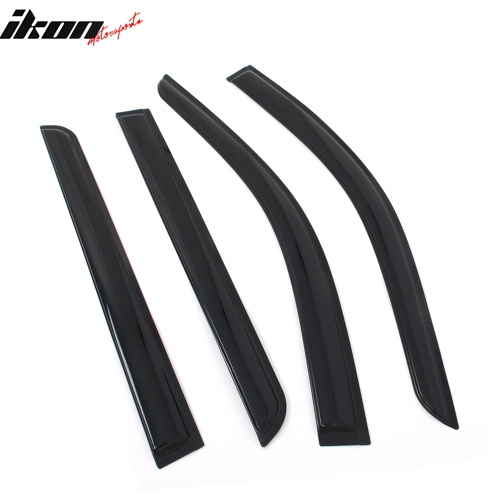 2021 - 2025 Chevy Tahoe & GMC Yukon 4PCS Tape on Window Visors GuardsIkon Motorsports