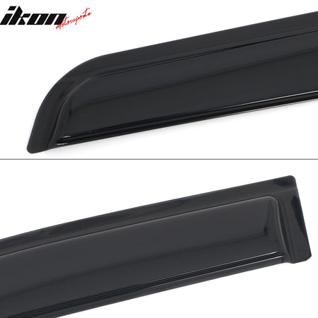 2021 - 2025 Chevy Tahoe & GMC Yukon 4PCS Tape on Window Visors GuardsIkon Motorsports