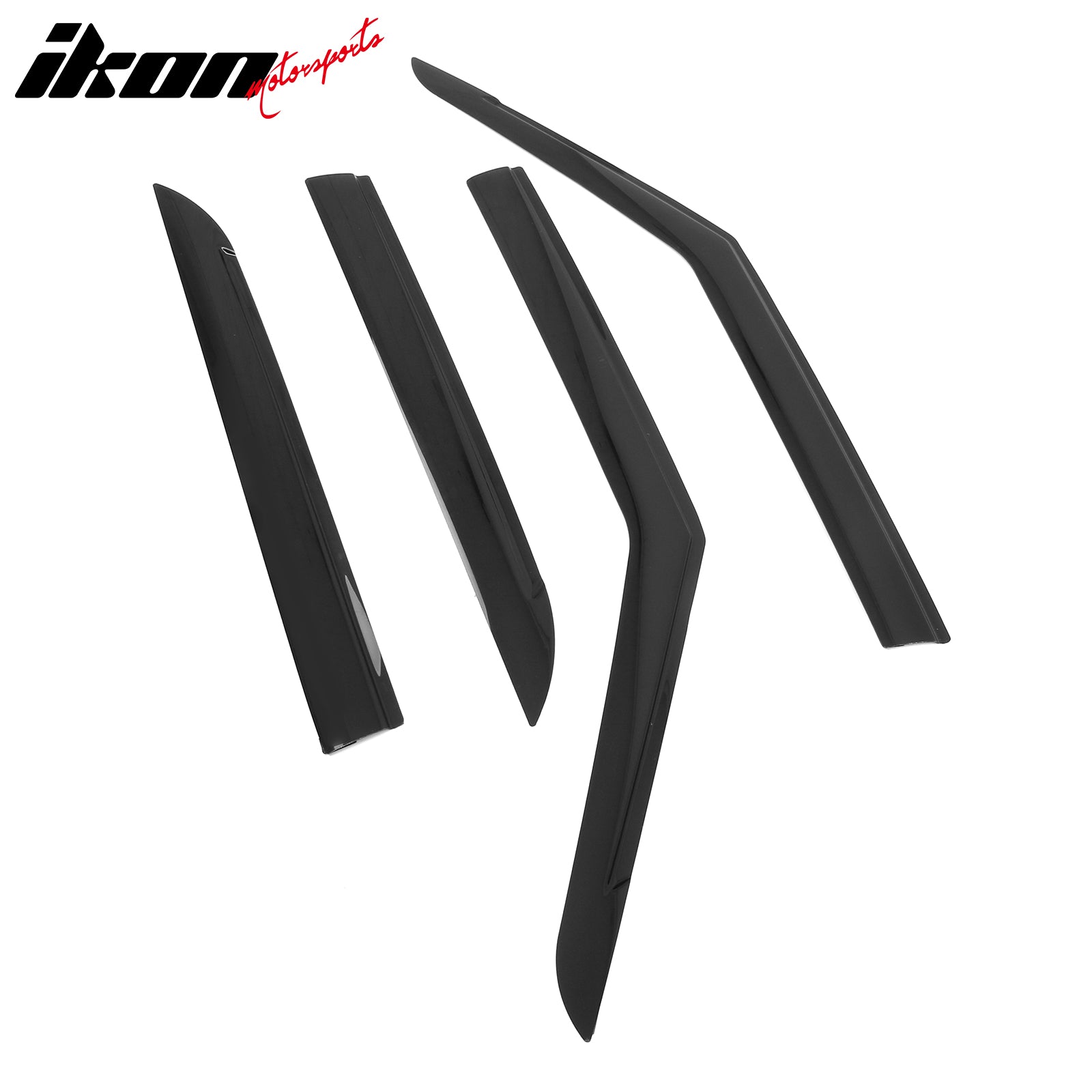 Fits 21-26 Chevy Trailblazer Low Profile Style Tape-On Window Visors Deflectors