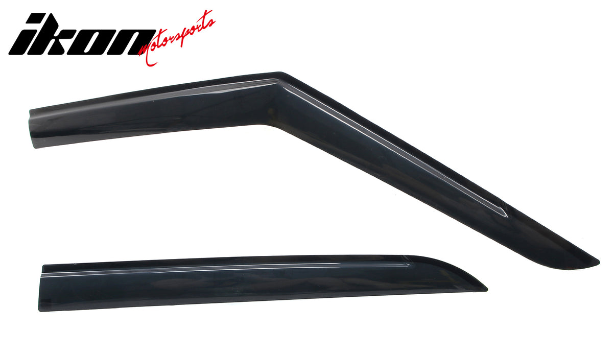 Fits 21-26 Chevy Trailblazer Low Profile Style Tape-On Window Visors Deflectors