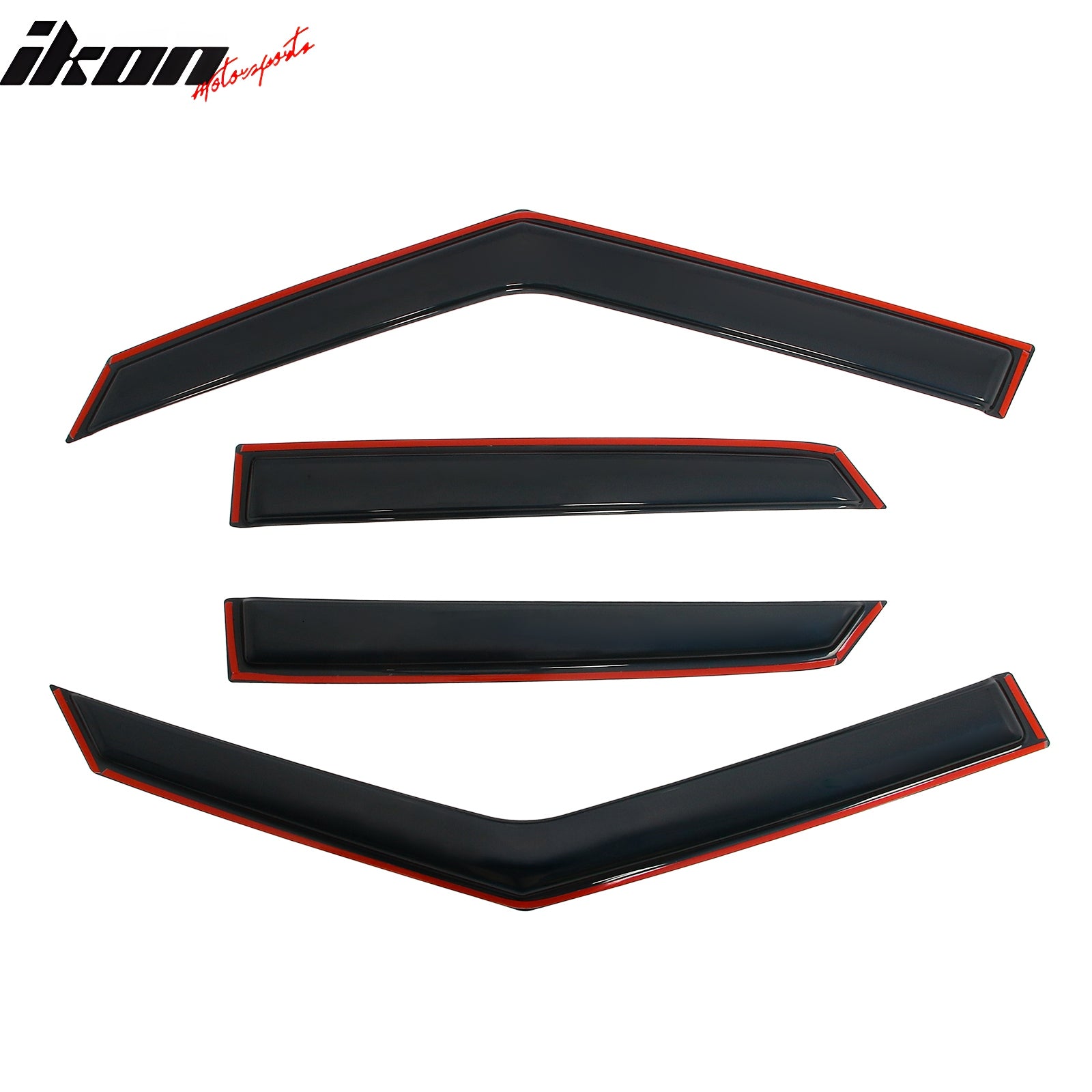 Fits 21-25 Chevrolet Trailblazer Window Visors In-Channel Deflector Rain Guard