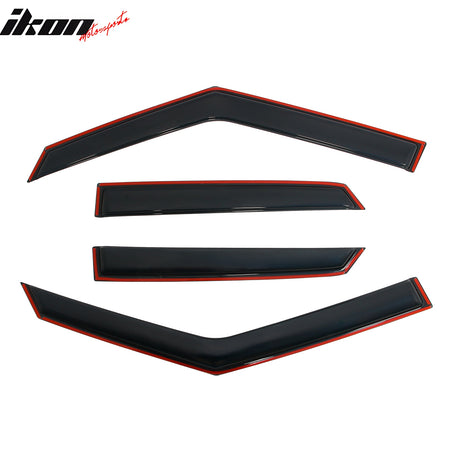 Fits 21-25 Chevrolet Trailblazer Window Visors In-Channel Deflector Rain Guard