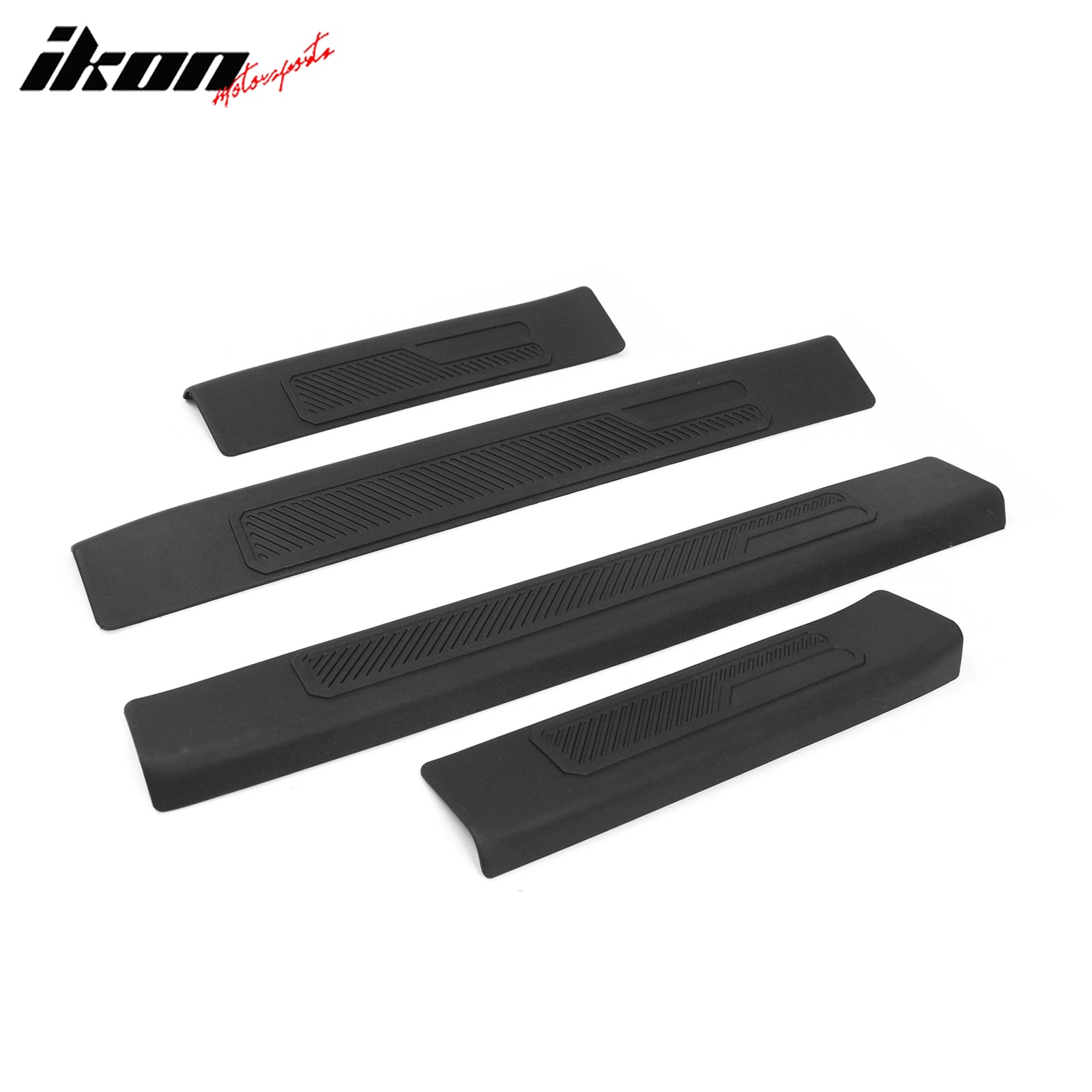 Fits 21-25 Ford Bronco 4 Door Black TPE Door Edge Guard Sill Protector Cover 4PC