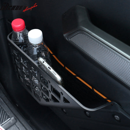 Fits 21-25 Ford Bronco 2/4 Door Front Door Storage Pocket Organizer Box ABS 2PCS