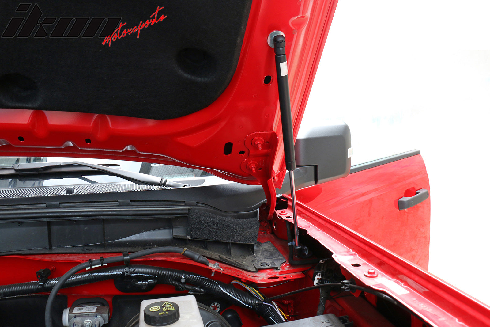 Fits 21-25 Ford Bronco Carbon Steel Front Hood Hydraulic Rod Lift Shock Strut