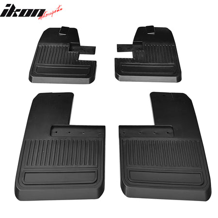 Fits 21-25 Ford Bronco 2/4 Door Black Front Rear Mud Flaps Splash Guards PP 4PCS