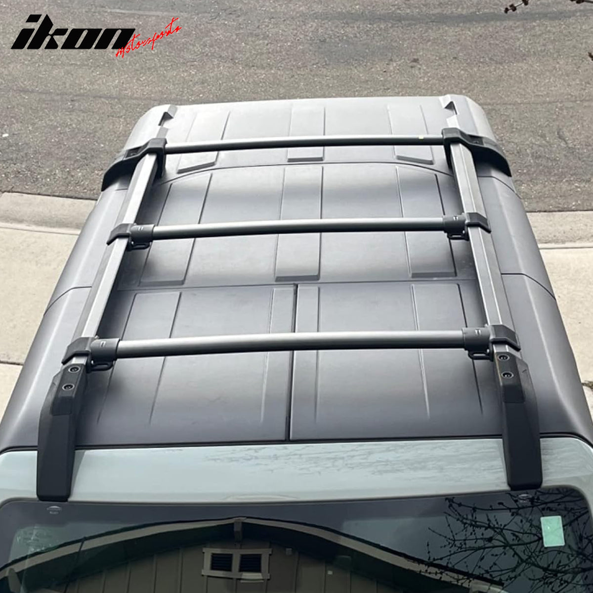 Fits 21-26 Ford Bronco 2DR 4DR Aluminum Roof Rack Rail Luggage Carrier Cross Bar