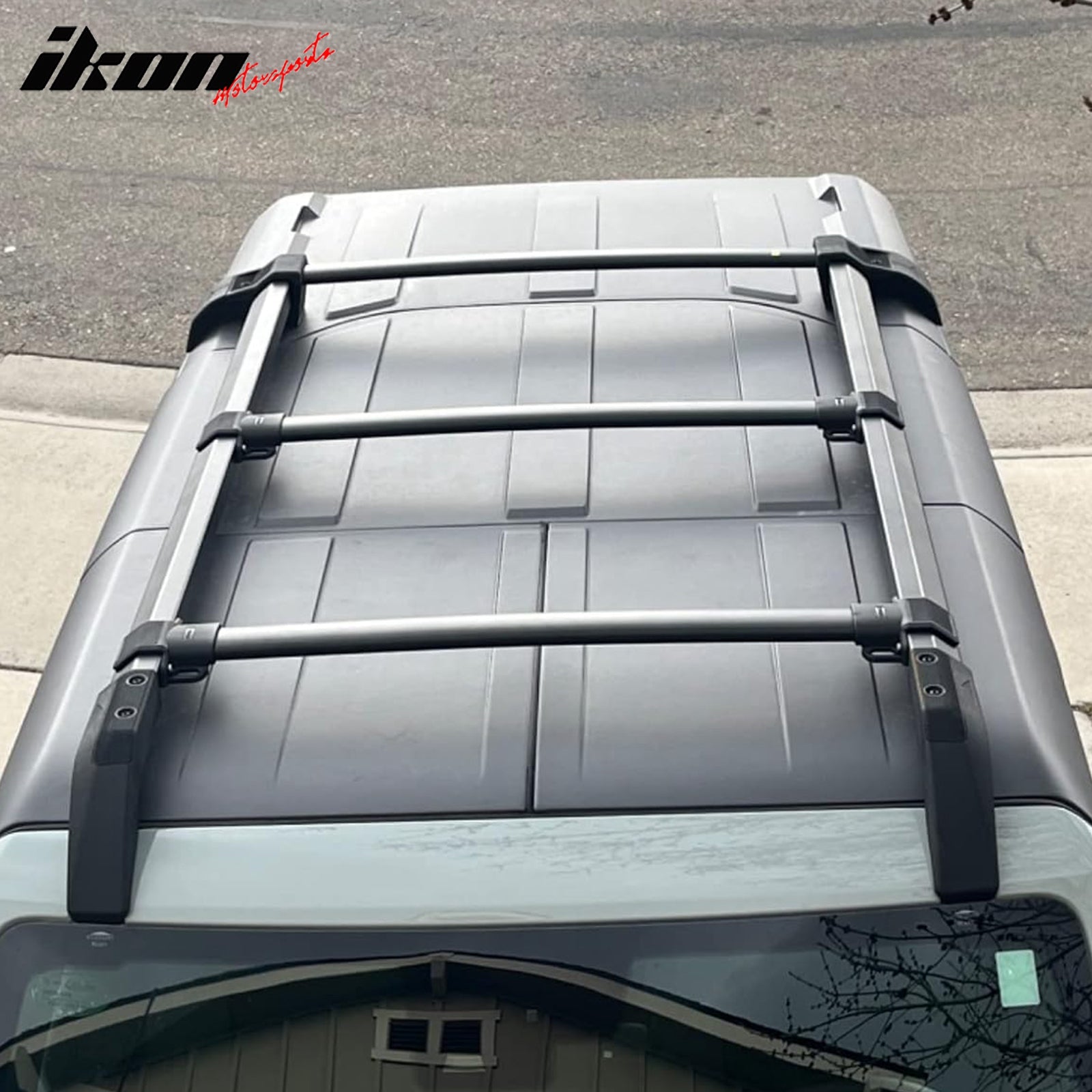Fits 21-26 Ford Bronco 2DR 4DR Aluminum Roof Rack Rail Luggage Carrier Cross Bar