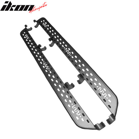 Fits 21-25 Ford Bronco 4DR Running Board Side Step Nerf Bars Pair Tungsten Steel