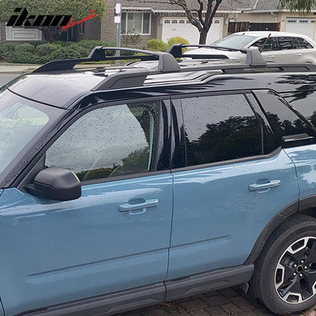Fits 21-25 Ford Bronco Sport Aluminum Roof Rack Rail Luggage Carrier Cross Bars