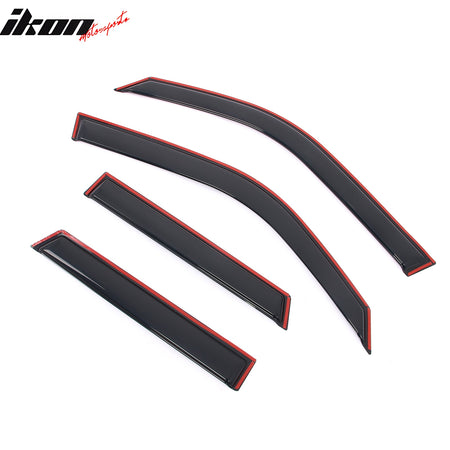 Fits 21-25 Ford Bronco Sport Window Visors Acrylic In-Channel Wind Shade 4PC Set