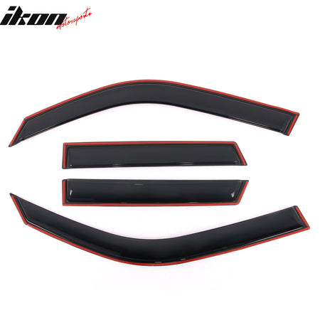 Fits 21-25 Ford Bronco Sport Window Visors Acrylic In-Channel Wind Shade 4PC Set