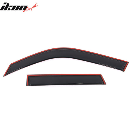 Fits 21-25 Ford Bronco Sport Window Visors Acrylic In-Channel Wind Shade 4PC Set