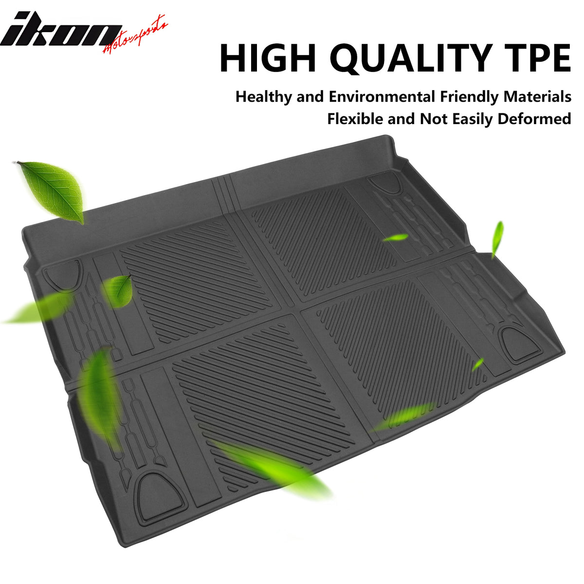 For 21-25 Ford Bronco 4Dr All Weather Rear Trunk Mat Cargo Floor Liner Black TPE