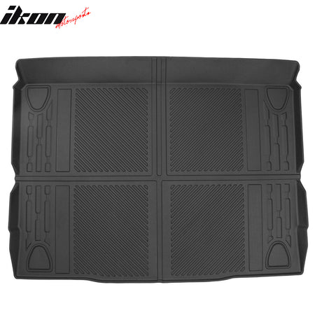 For 21-25 Ford Bronco 4Dr All Weather Rear Trunk Mat Cargo Floor Liner Black TPE