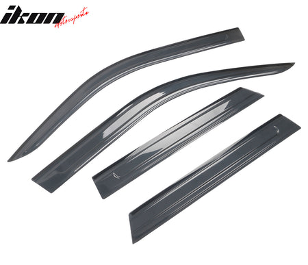 Fits 21-25 Ford Bronco Sport Window Visor OE Style Sun Rain Guard Acrylic Shield