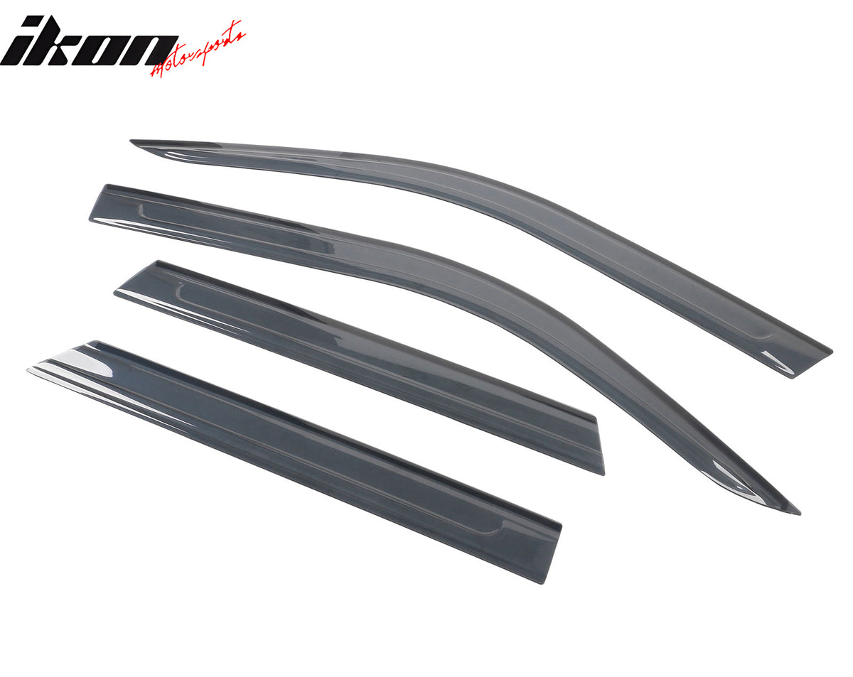 Fits 21-25 Ford Bronco Sport Window Visor OE Style Sun Rain Guard Acrylic Shield