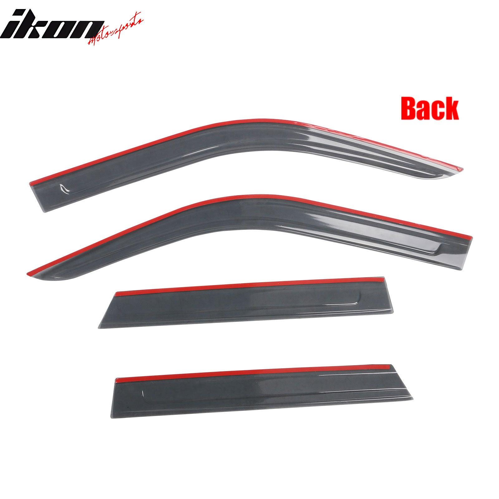 Fits 21-25 Ford Bronco Sport Window Visor OE Style Sun Rain Guard Acrylic Shield