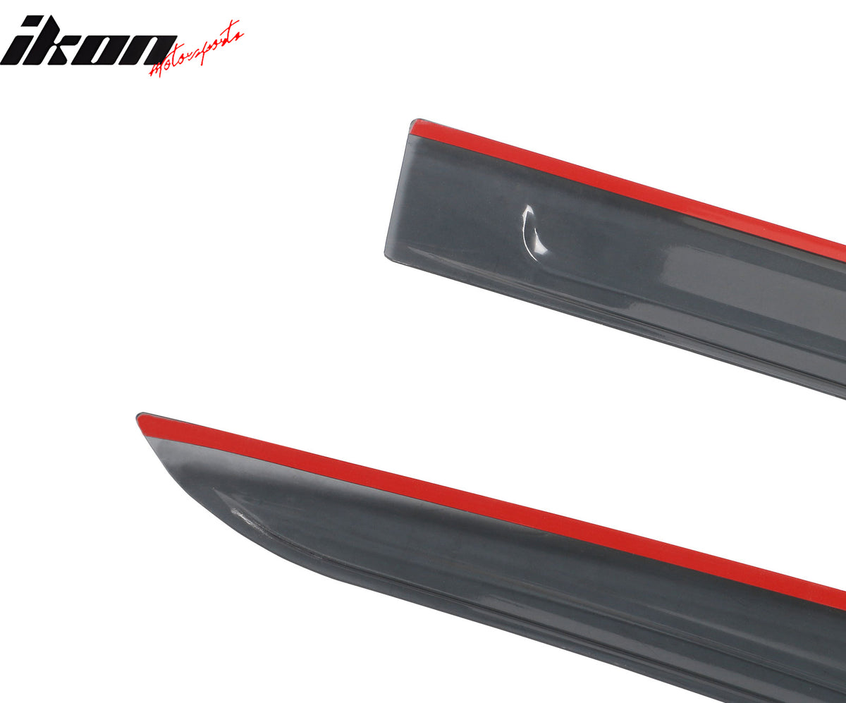 Fits 21-25 Ford Bronco Sport Window Visor OE Style Sun Rain Guard Acrylic Shield