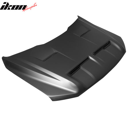 Fits 21-25 Ford F-150 Hood Cover Shelby Super Snake Style Engine Bonnet Panel