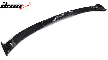 Fits 21-25 Ford Mustang Mach-E IKON V4 Style Rear Trunk Spoiler Wing Gloss Black