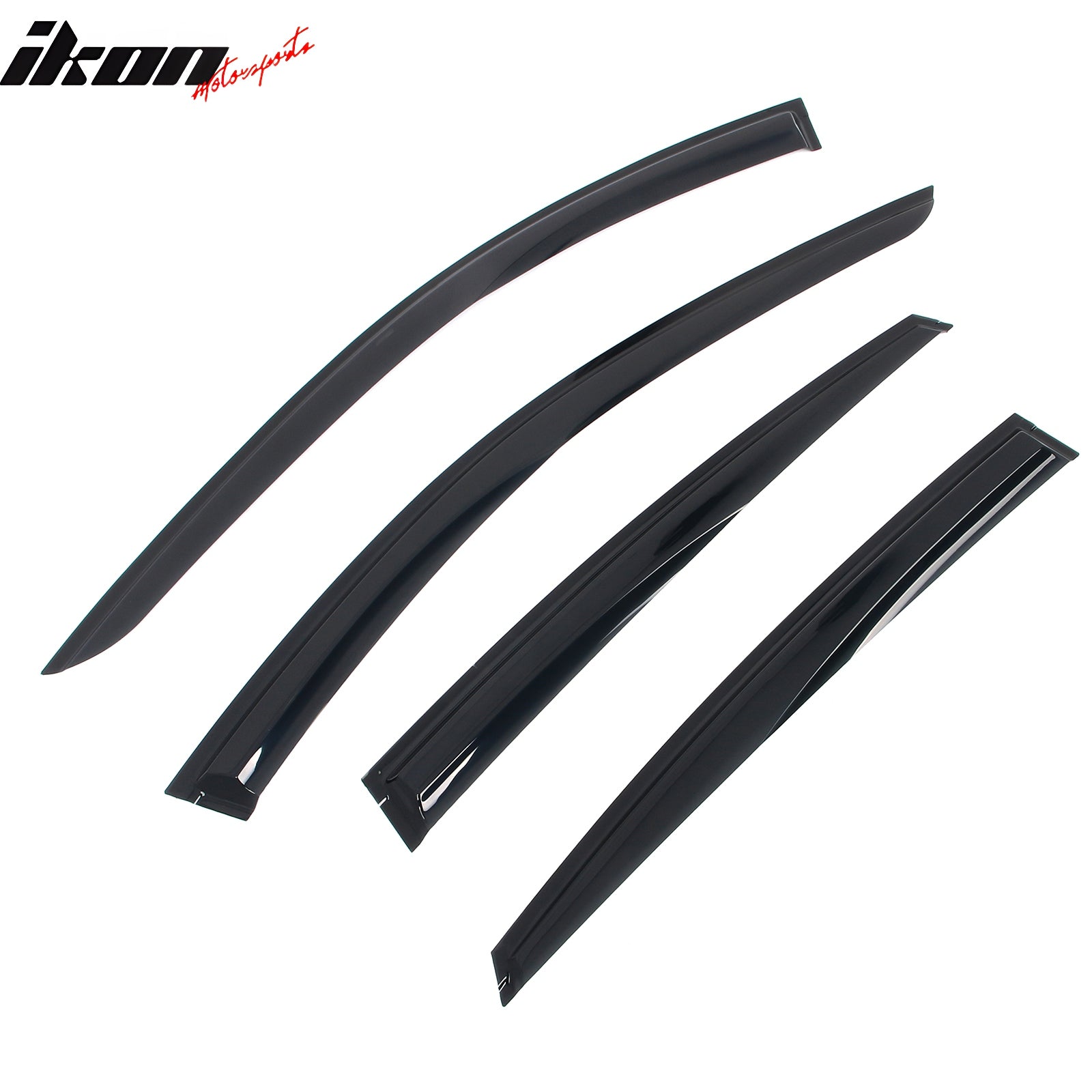 Fits 21-25 Genesis G80 G80EV Mugen Style Acrylic Window Visors Rain Shade 4PCS
