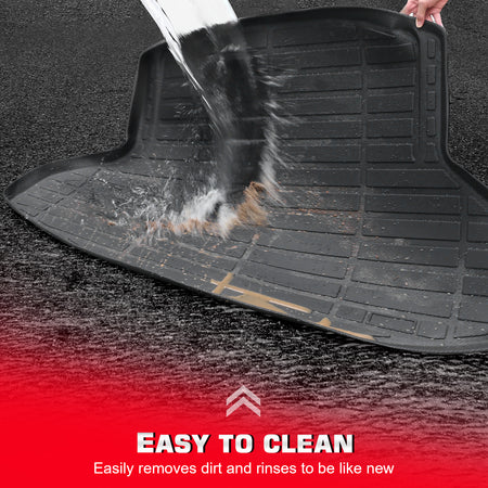 Fits 21-25 Genesis GV80 TPE All Weather Waterproof Rear Cargo Trunk Tray Mats