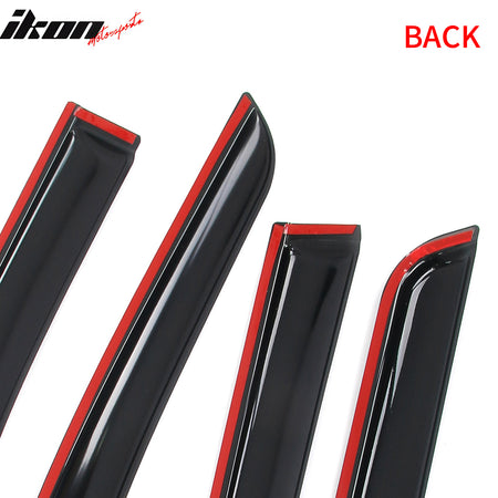 Fits 21-25 Chevy Tahoe & GMC Yukon Tape on Window Visors Vent Guards Deflectors