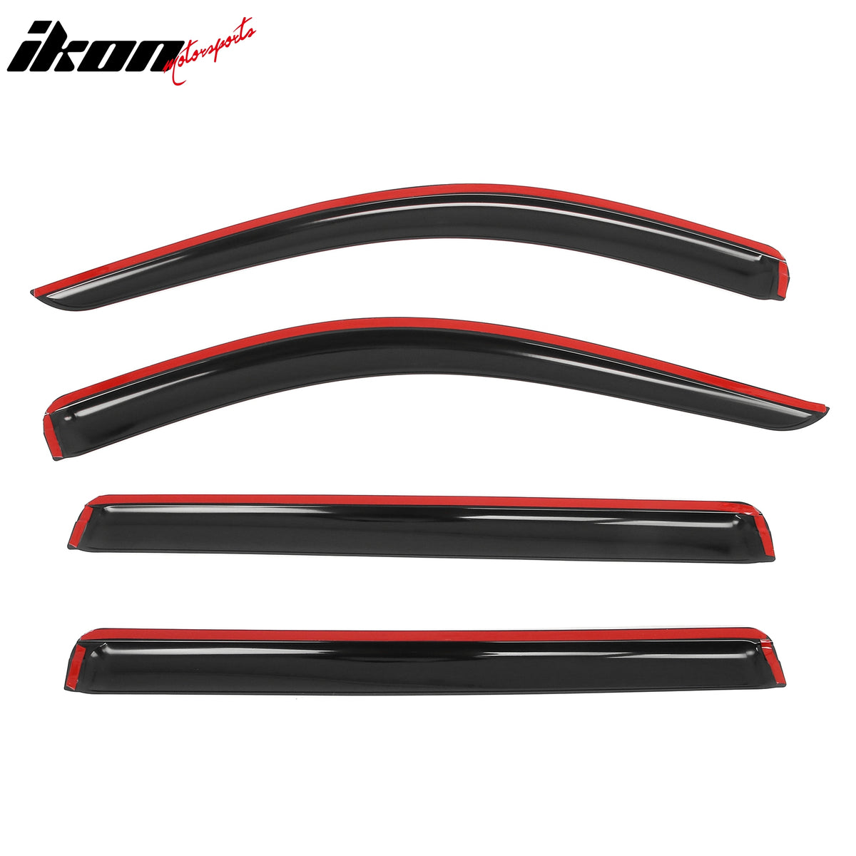 Fits 21-26 Chevy Suburban & GMC Yukon XL Tape on Window Visors Rain Deflectors