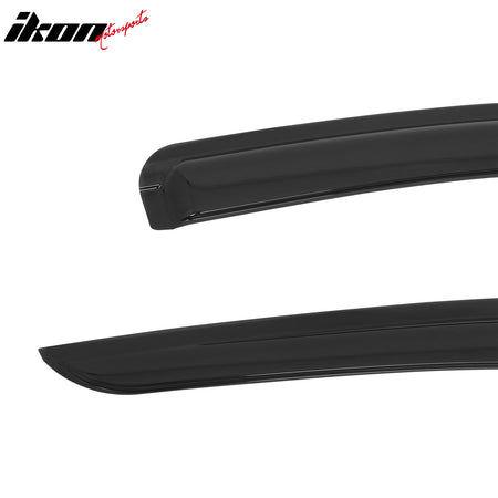 Fits 21-26 Chevy Suburban & GMC Yukon XL Tape on Window Visors Rain Deflectors